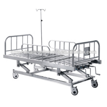 High Quality Nursing Equipment ICU 3-Position Manual Medical Hospital Bed